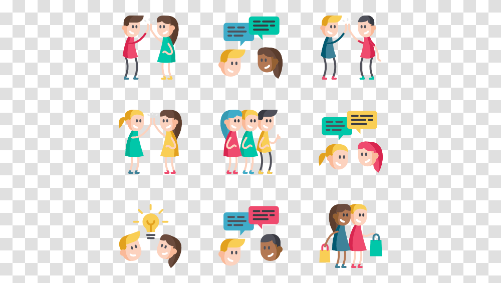 Friendship Flat Icon Friendship, Person, People, Family Transparent Png