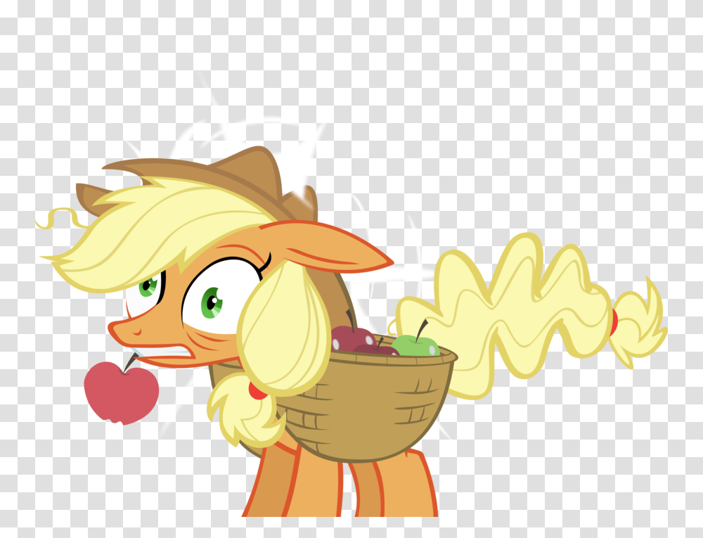 Friendship Is Magic Applejack, Animal, Toy, Art, Basket Transparent Png