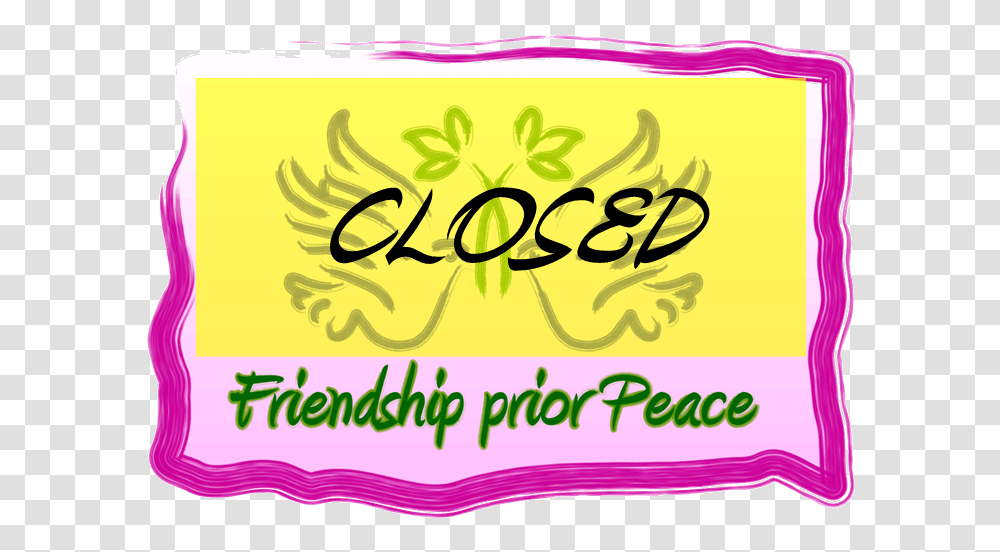 Friendship Prior Peace, Handwriting, Label, Paper Transparent Png