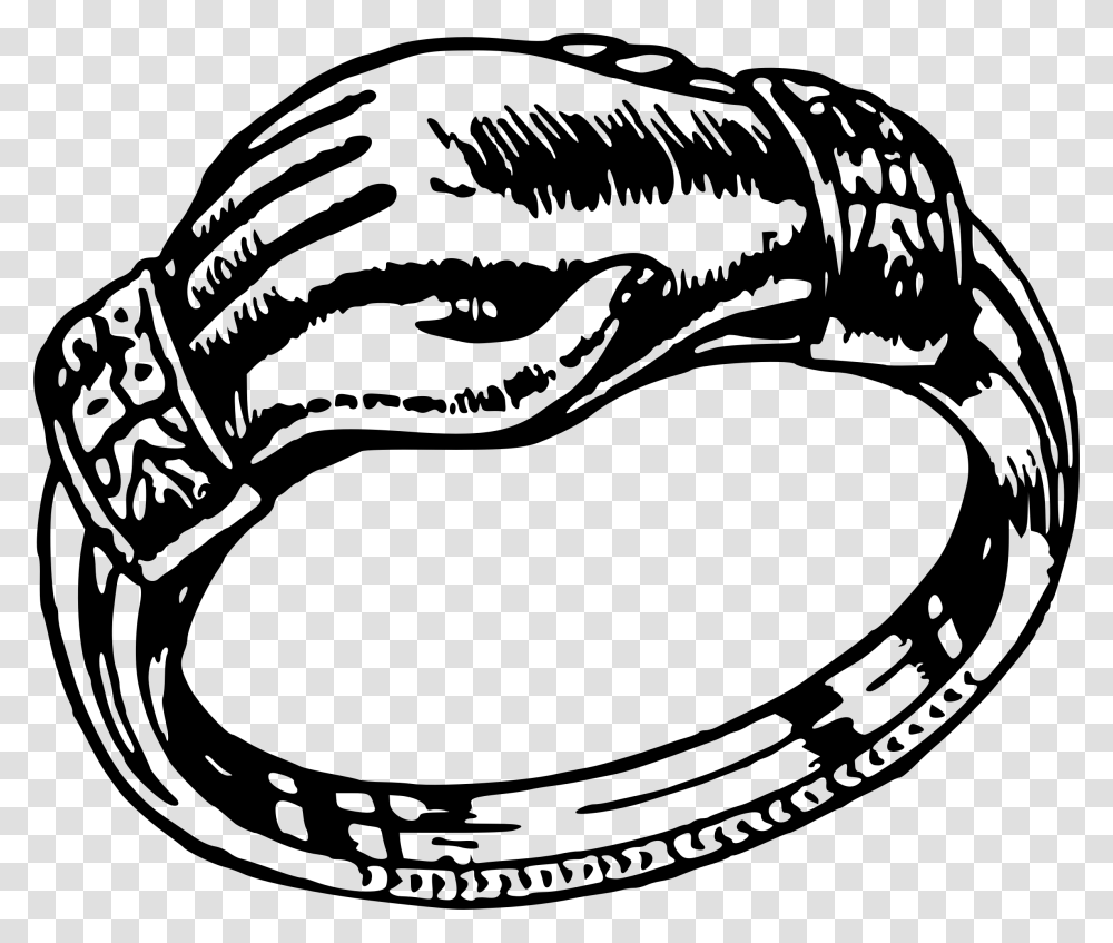 Friendship Ring Clip Arts Black And White Clipart Of Ring, Gray, World Of Warcraft Transparent Png