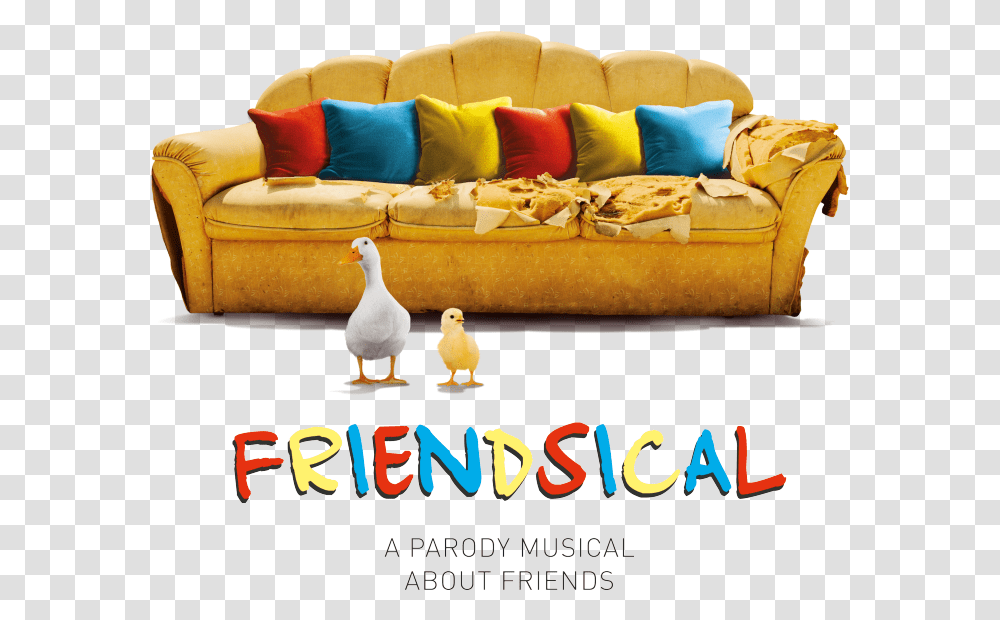 Friendsical The Musical Review, Couch, Furniture, Cushion, Pillow Transparent Png
