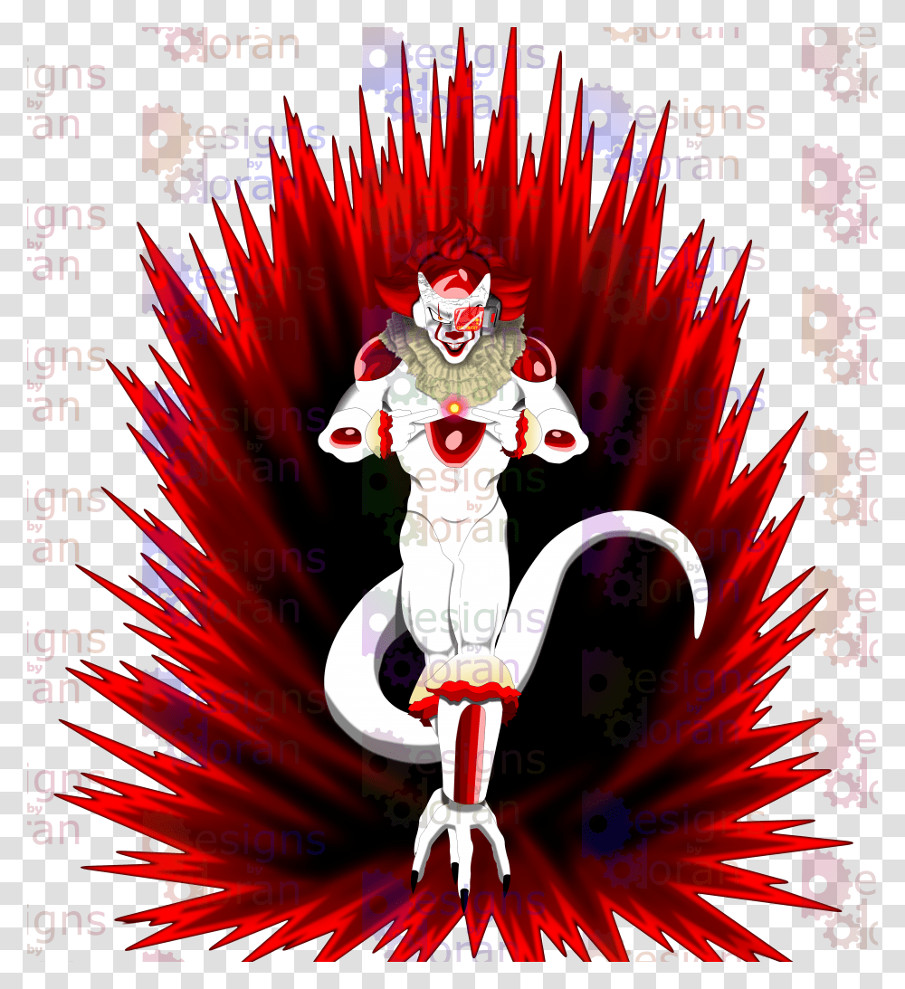 Frieza And Pennywise Mashup Transparent Png