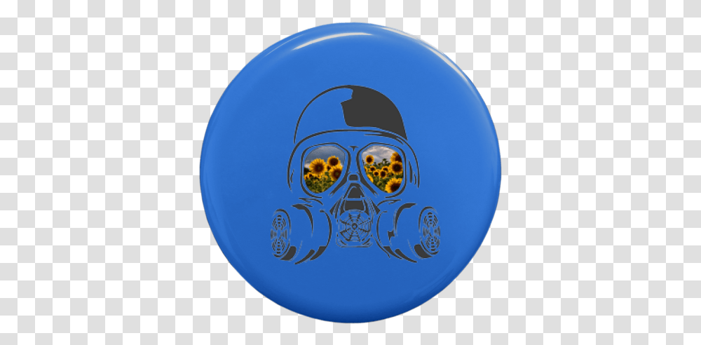 Frisbee With Printing Gas Mask Circle, Toy Transparent Png