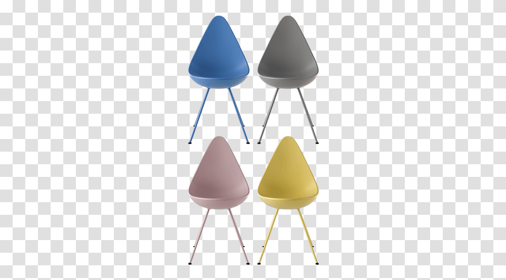 Fritz Hansen Chairs Drop New Colours, Lamp, Furniture, Triangle, Sweets Transparent Png