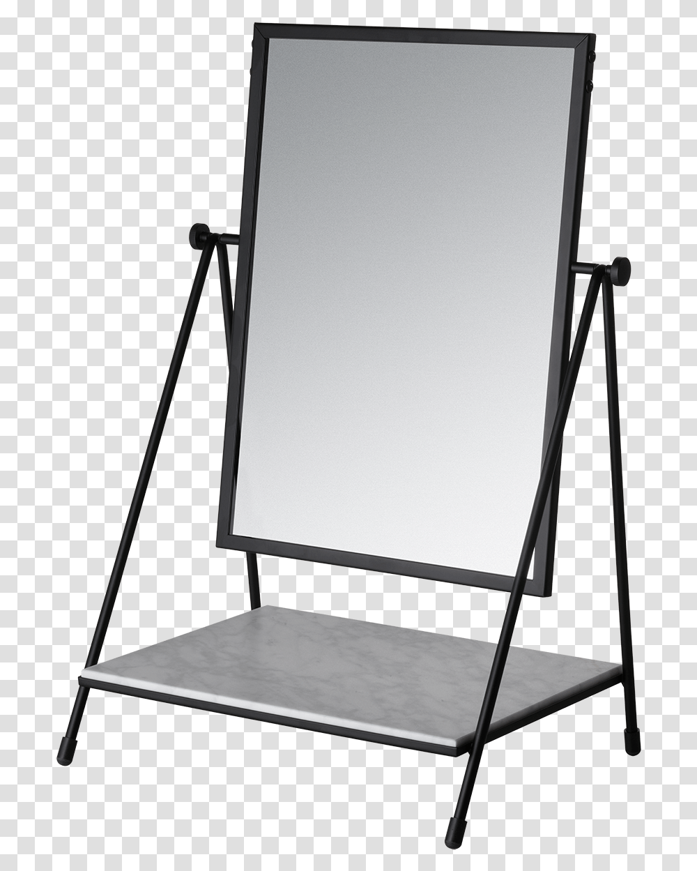 Fritz Hansen Table Mirror Blac White Honed Marble Fritz Hansen Table Mirror, Chair, Furniture Transparent Png