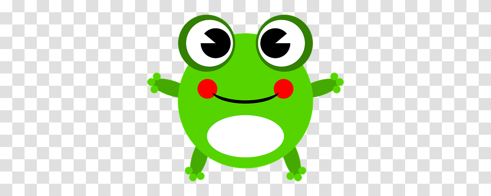 Frog Emotion, Pac Man, Green Transparent Png