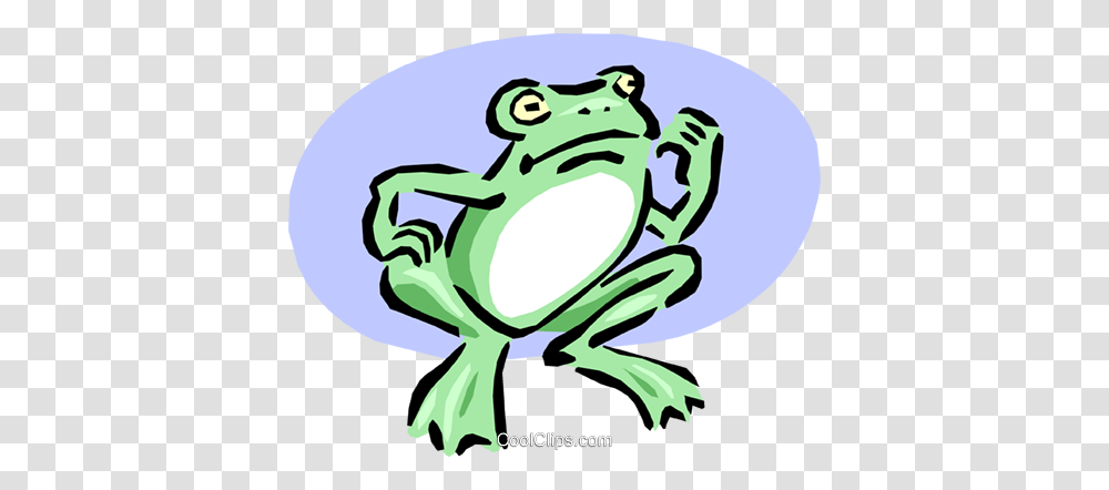 Frog Beckoning Royalty Free Vector Clip Art Illustration, Amphibian, Wildlife, Animal, Tree Frog Transparent Png