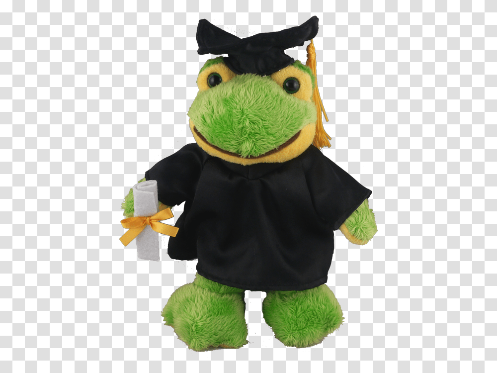 Frog Cap And Gown, Toy, Doll, Plush Transparent Png