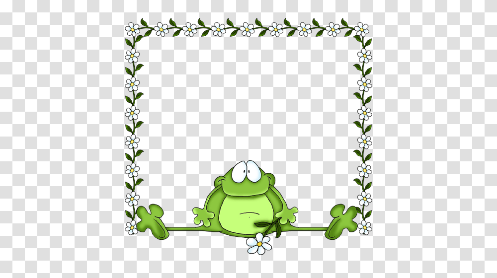 Frog Clipart Border, Amphibian, Wildlife, Animal, Toad Transparent Png