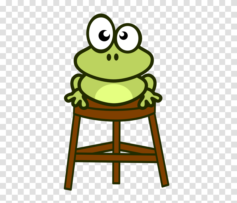 Frog Clipart Food, Chair, Furniture, Amphibian, Wildlife Transparent Png