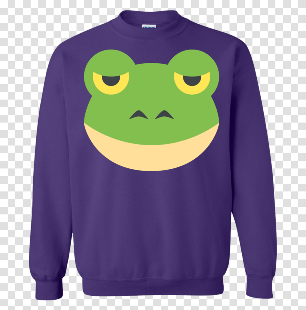 Frog Emoji Hoodie, Apparel, Sleeve, Long Sleeve Transparent Png