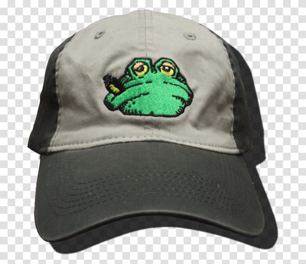 Frog Hat Grey, Apparel, Baseball Cap Transparent Png