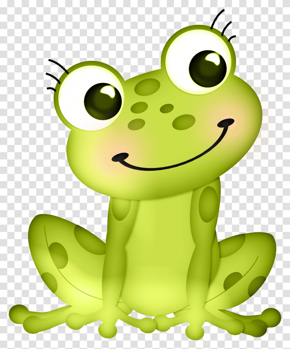 Frog Hopping Clip Art Clipart Cute Frog Cartoon, Toy, Green, Plant Transparent Png