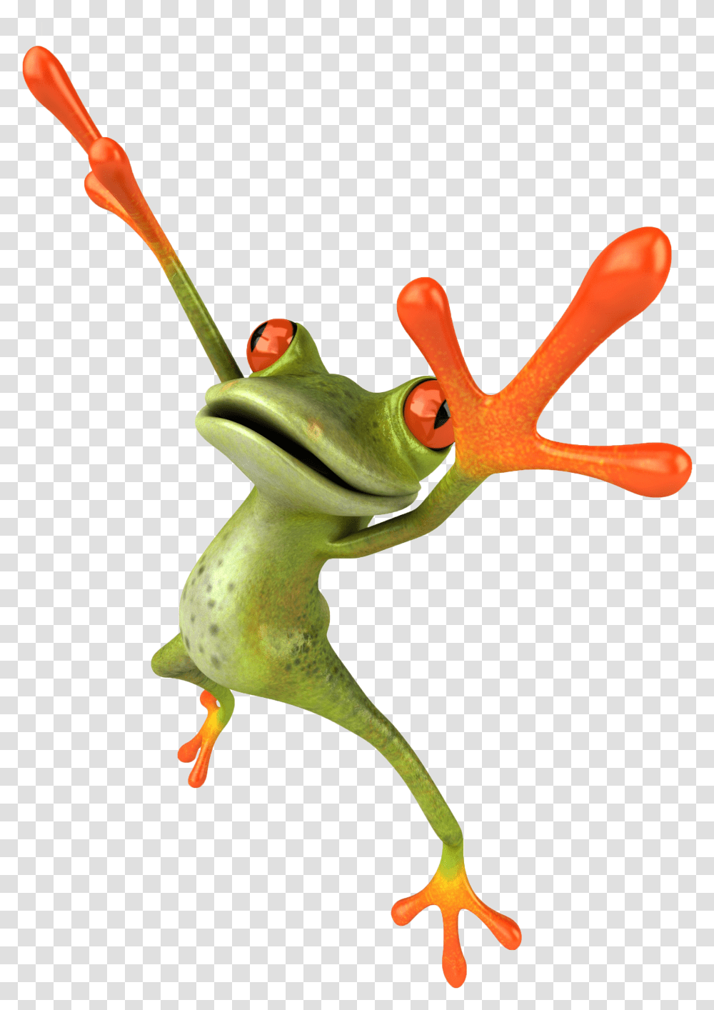 Frog Jumping At You, Amphibian, Wildlife, Animal, Tree Frog Transparent Png