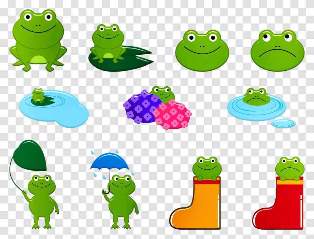 Frog Kawaii Rainy Season Fantasy Nice Animals Frog Rainy Season Clipart, Green, Photography Transparent Png