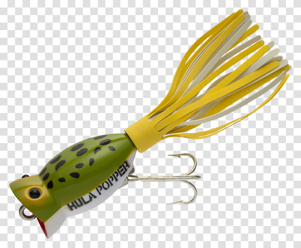 Frog White Belly With White Amp Yellow Skirt Fish Hook, Fishing Lure, Bait Transparent Png