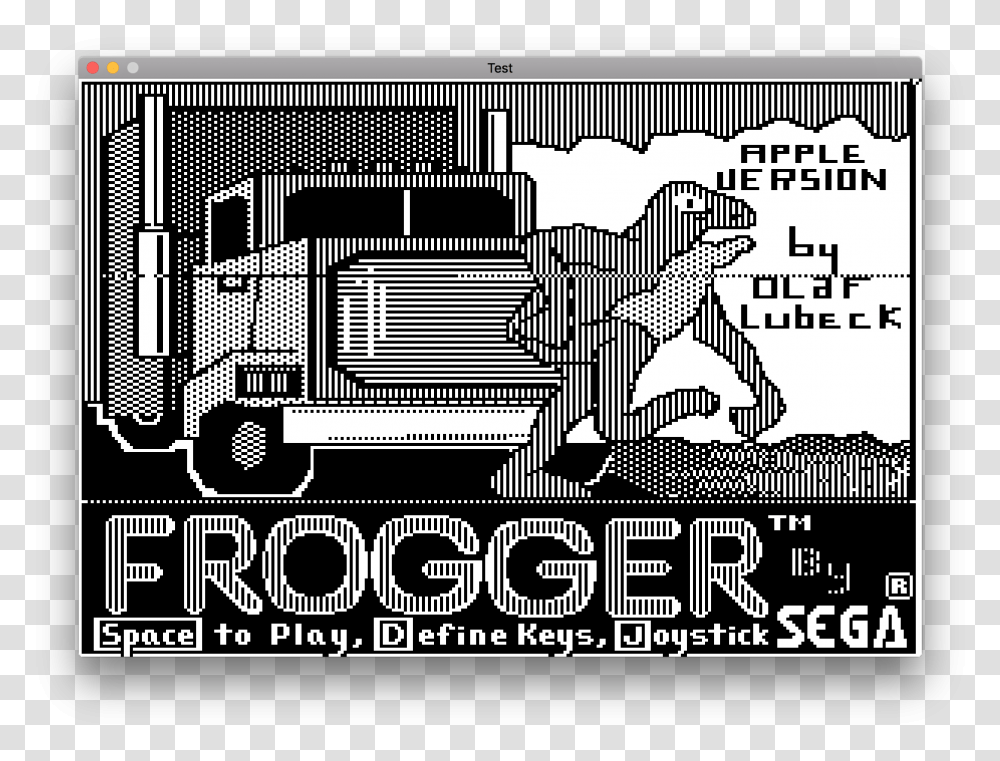 Frogger Frogger Apple Ii, Vehicle, Transportation, Machine Transparent Png