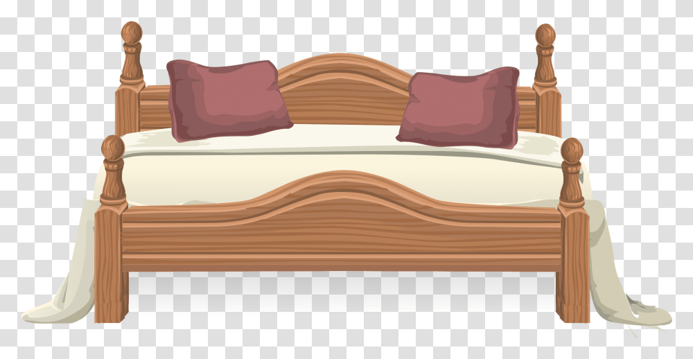 From Glitch Big Image Bed Wood Clipart, Crib, Furniture, Plywood Transparent Png