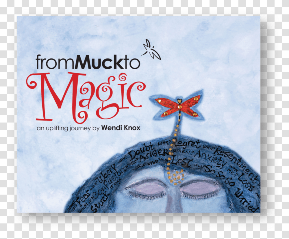 From Muck To Magic Book Cover Greeting Card, Doodle, Drawing Transparent Png