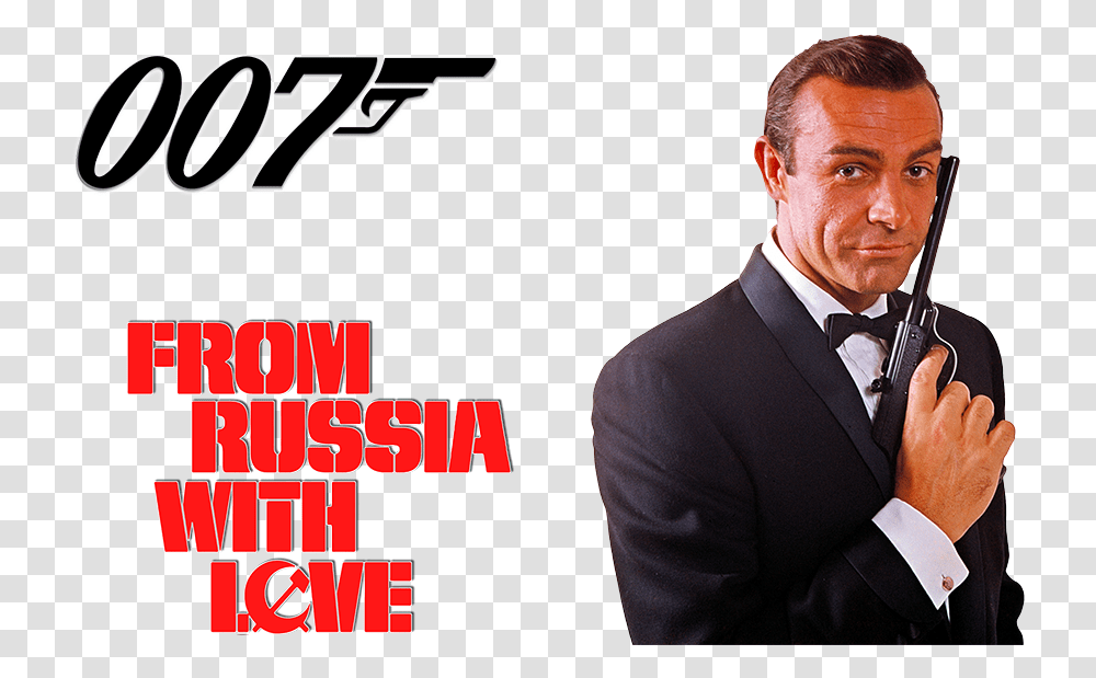 From Russia With Love Let The Cyberwar Begins James Bond, Person, Suit, Overcoat Transparent Png