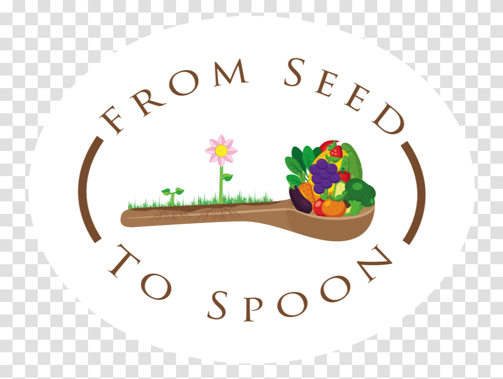 From Seed To Spoon Vegetable Garden Planner Mobile Thanks A Latte Printable Round, Label, Plant, Meal Transparent Png