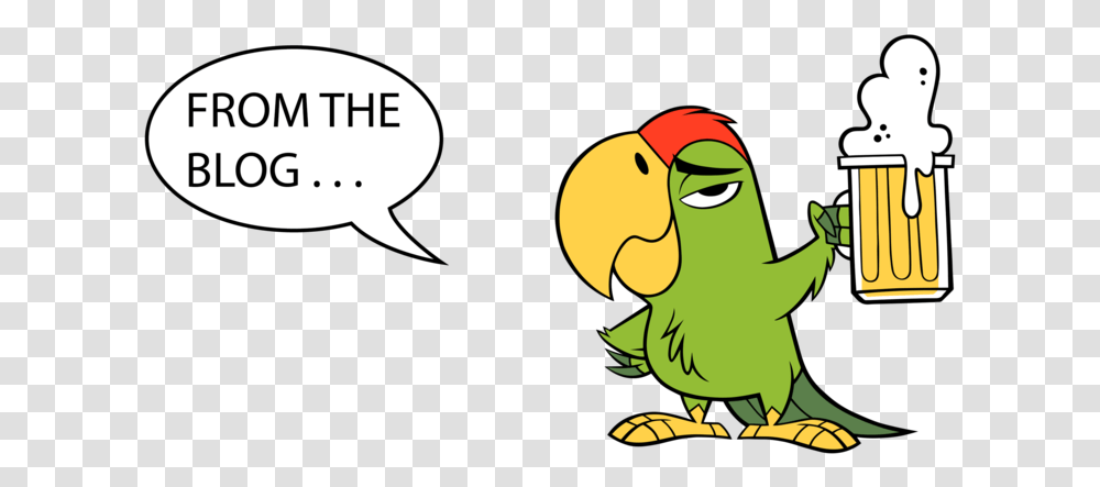 From The Blog Parrot Cartoon, Animal, Bird Transparent Png