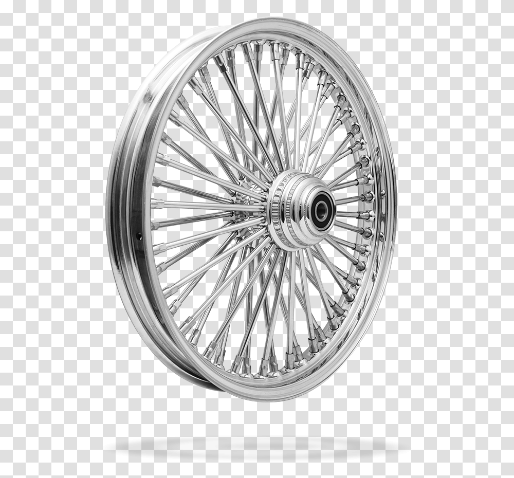 Front 50 Spoke Pre Made Custom Motorcycle Wheel Wheel Spoke Angle Motorcycle, Machine, Tire, Car Wheel, Alloy Wheel Transparent Png