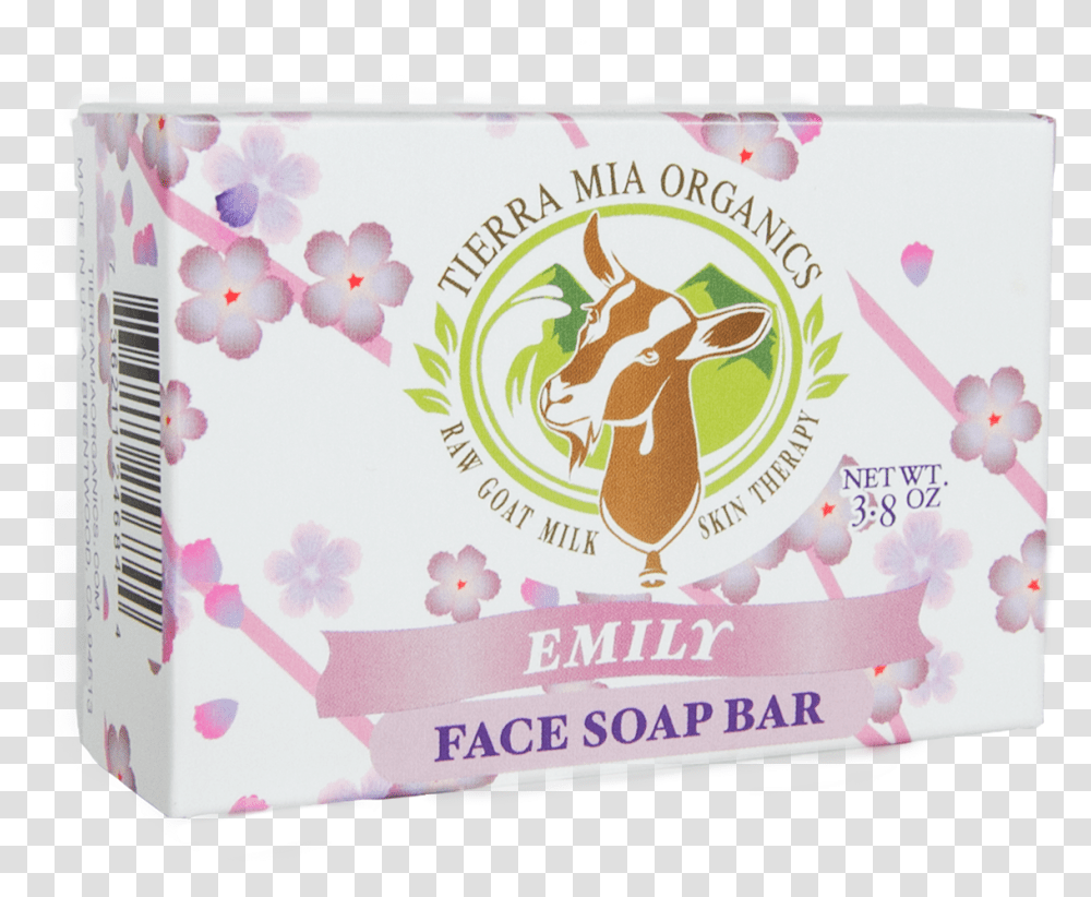 Front Box Of Emily Face Soap Bar Emilys Bar Natural Soap, Label, Birthday Cake, Dessert Transparent Png