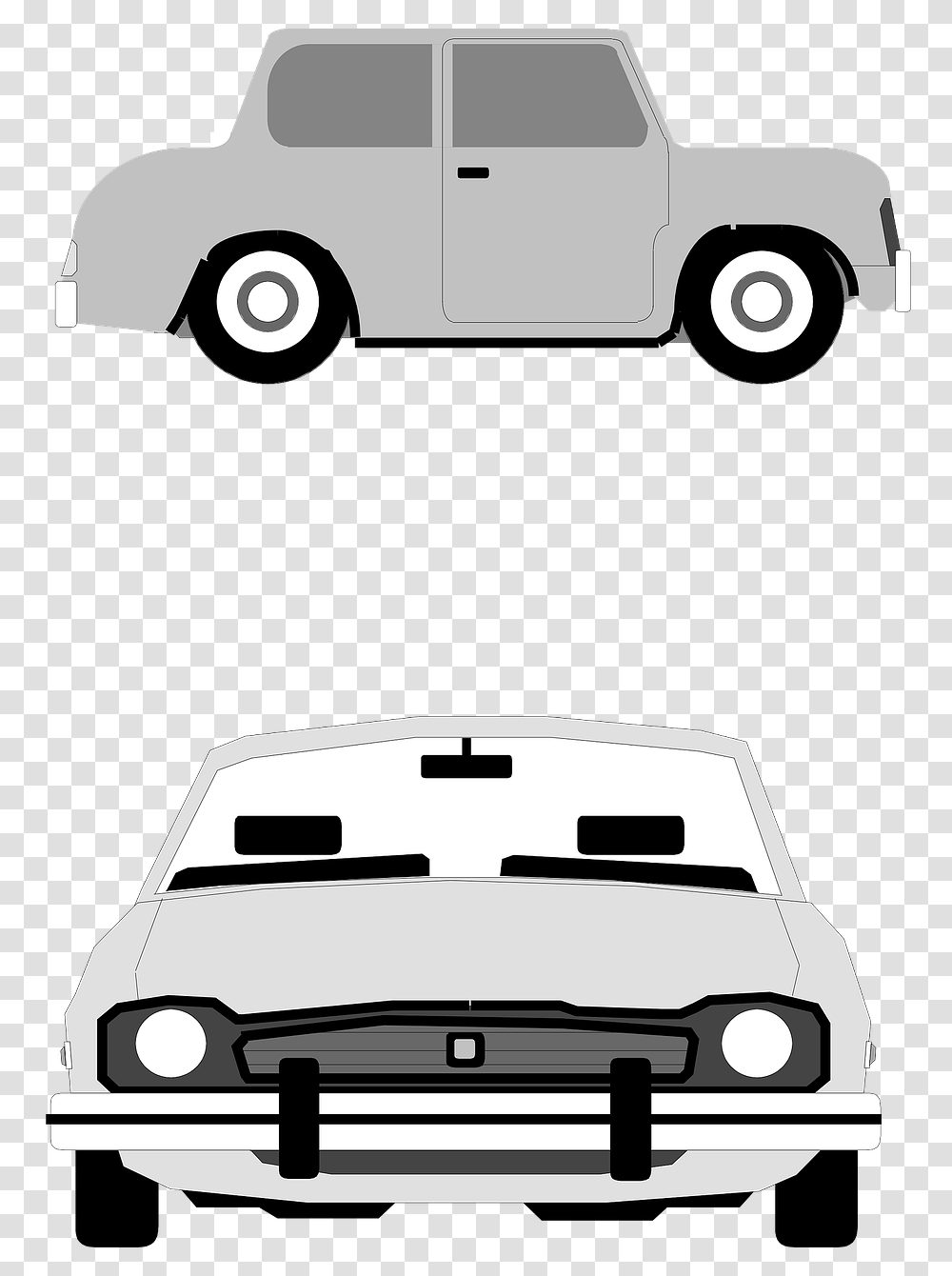Front Car Cartoon, Vehicle, Transportation, Bumper, Pickup Truck Transparent Png