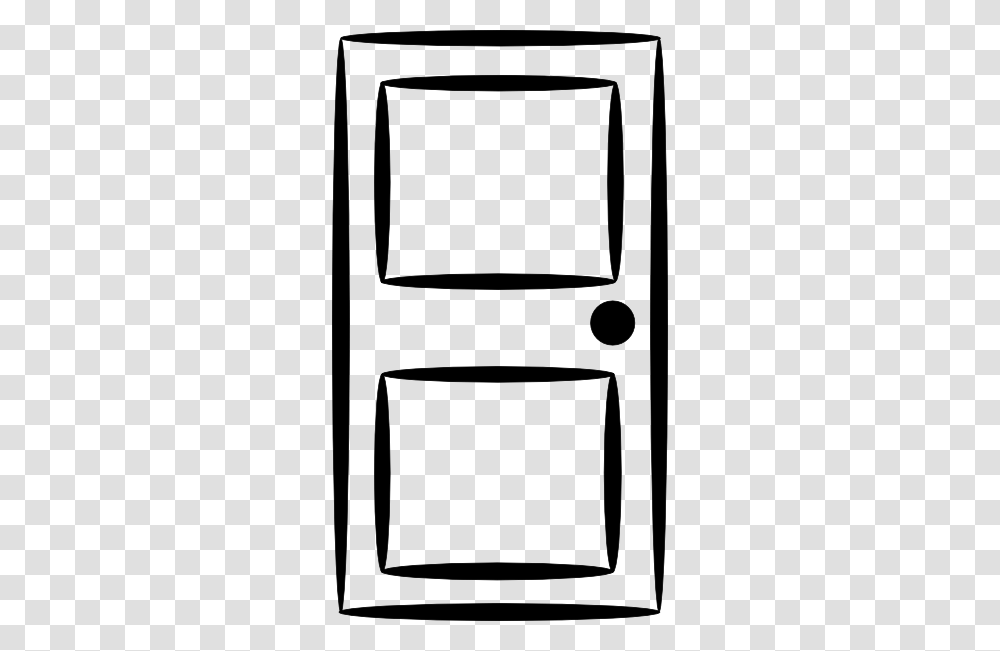 Front Door Drawing, Stencil, Cylinder, Electronics Transparent Png