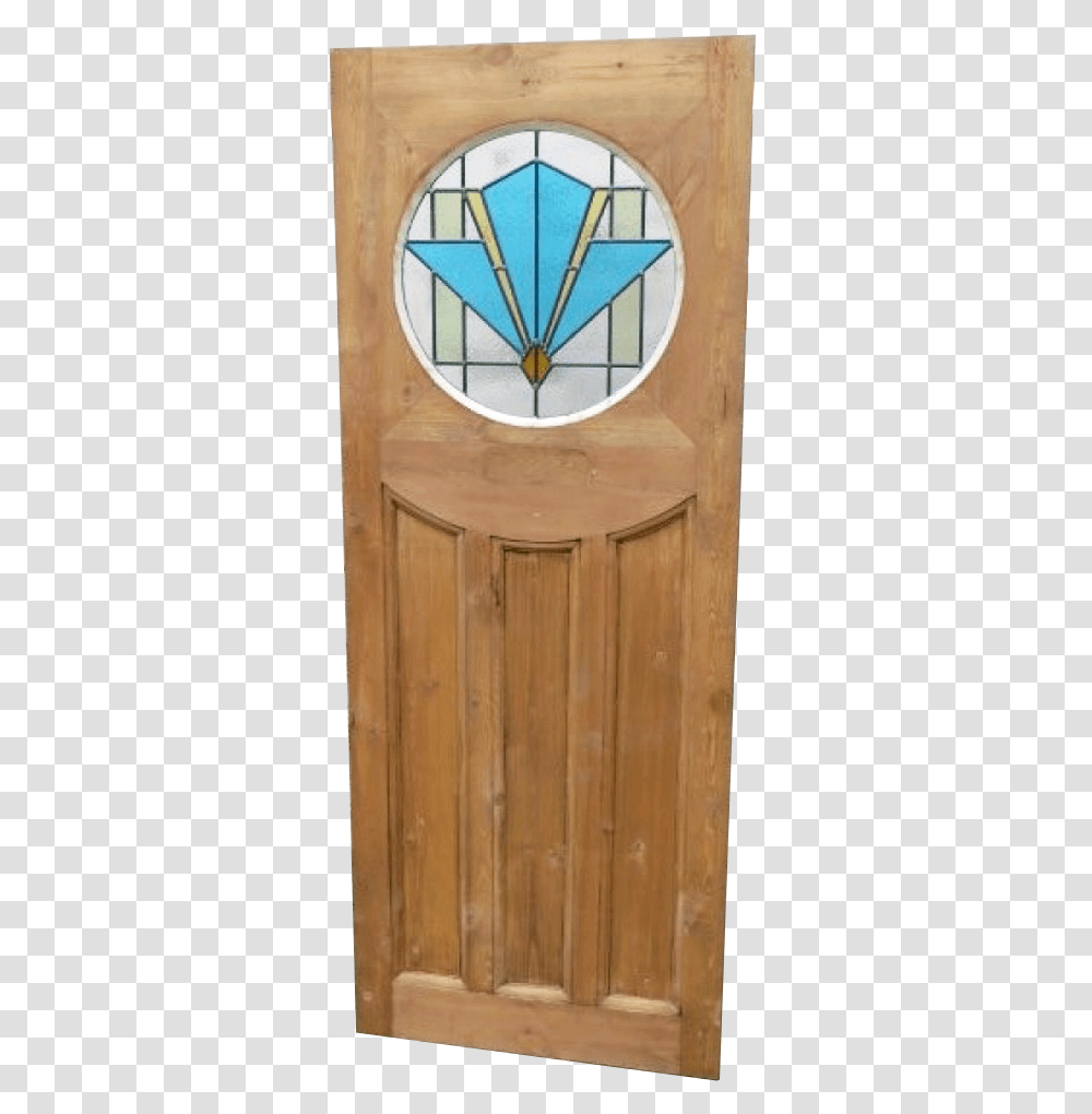 Front Door Stained Glass Art Deco Download Home Door, Wood, Plan, Plot, Diagram Transparent Png