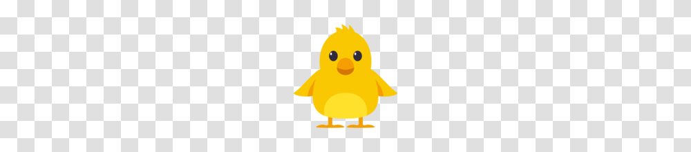 Front Facing Baby Chick Emoji On Emojione, Animal, Silhouette, Snowman, Winter Transparent Png