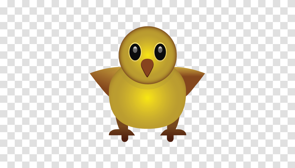 Front Facing Baby Chick Emojimantra, Bird, Animal, Toy, Poultry Transparent Png