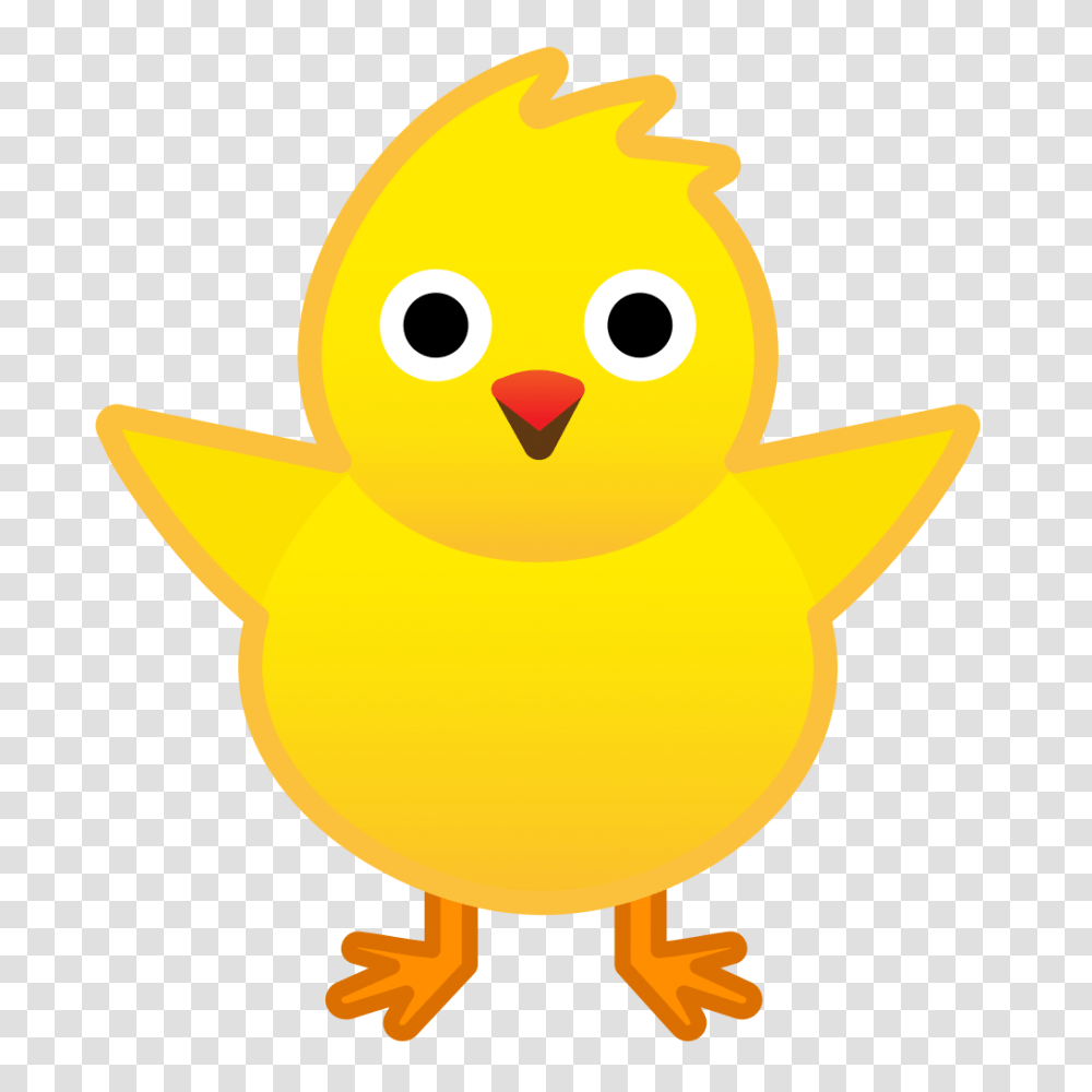 Front Facing Baby Chick Icon Noto Emoji Animals Nature Iconset, Bird, Poultry, Fowl, Chicken Transparent Png