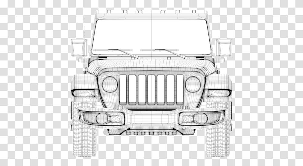 Front Jeep Wrangler, Car, Vehicle, Transportation, Automobile Transparent Png