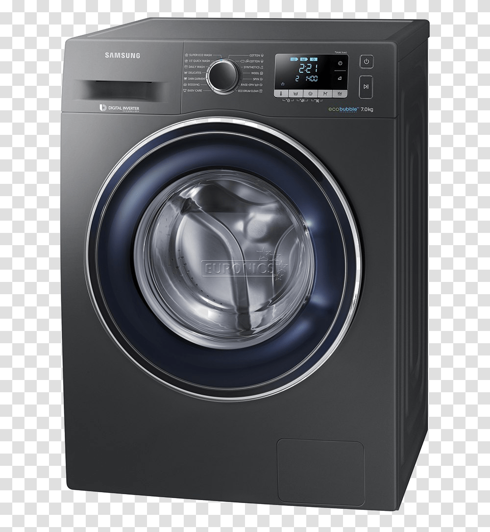 Front Loader Washing Machine Image Samsung, Washer, Appliance, Dryer Transparent Png