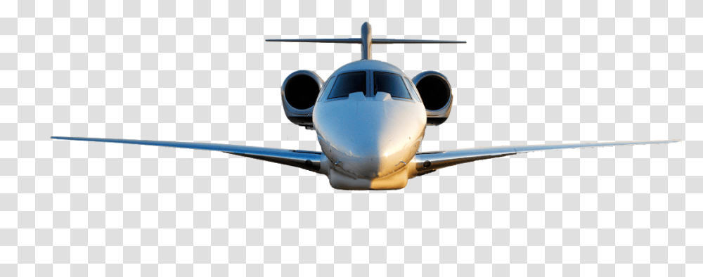 Front Of A White Private Jet With Background Business Jet, Aircraft, Vehicle, Transportation, Airliner Transparent Png