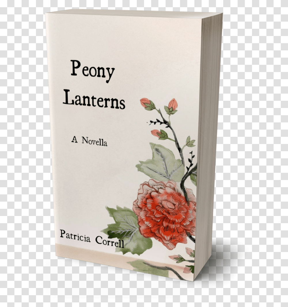 Front Paperback Peonylanterns, Bottle, Flower, Plant Transparent Png