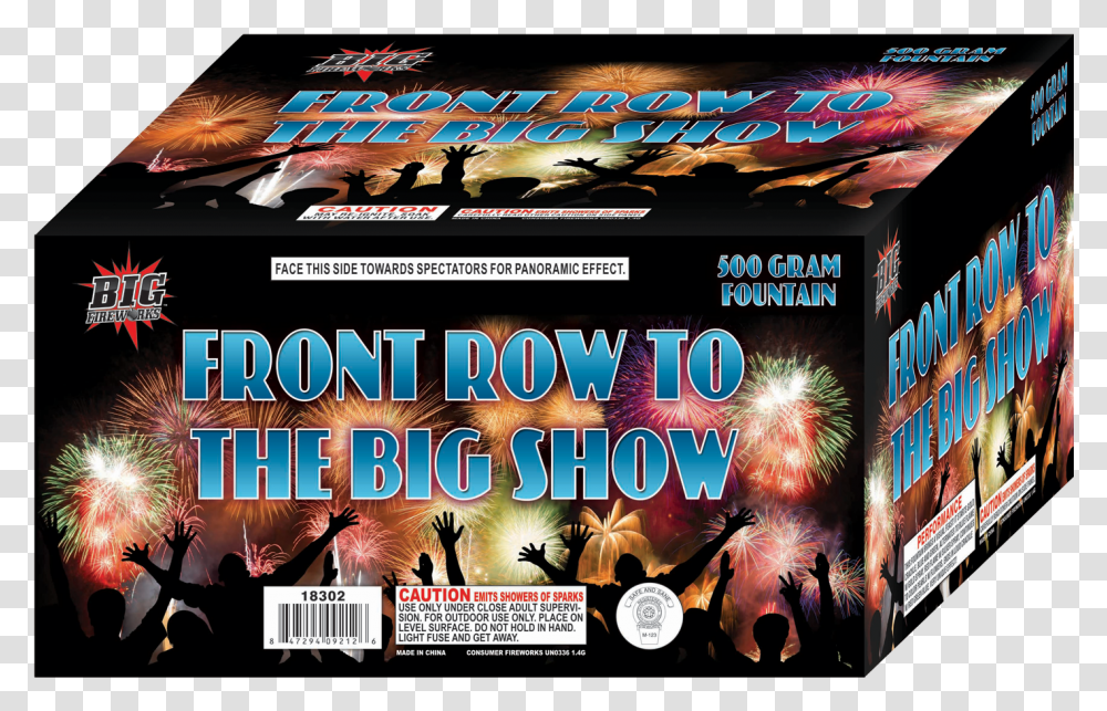 Front Row To The Big ShowTitle Front Row To The Fireworks, Poster, Advertisement, Flyer, Paper Transparent Png