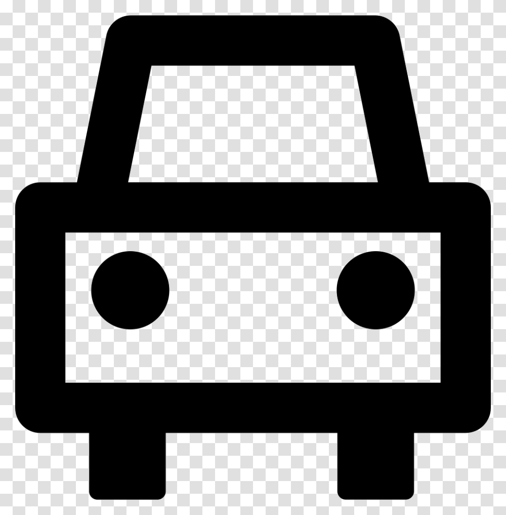 Front View Of A Car Icon Free Download, Electrical Device, Switch, Fuse Transparent Png