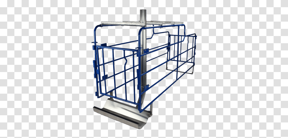 Front View Of Farmweld Gestation Stall Gestation Crate, Handrail, Banister, Railing, Gate Transparent Png
