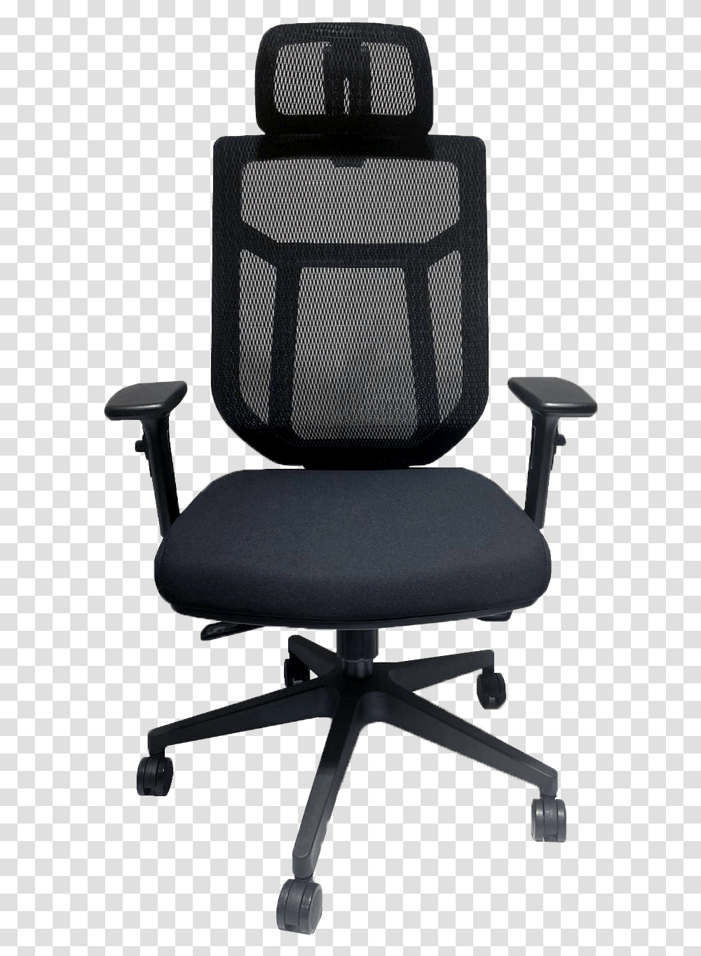 Front View Of Office Chair, Furniture, Armchair, Cushion Transparent Png