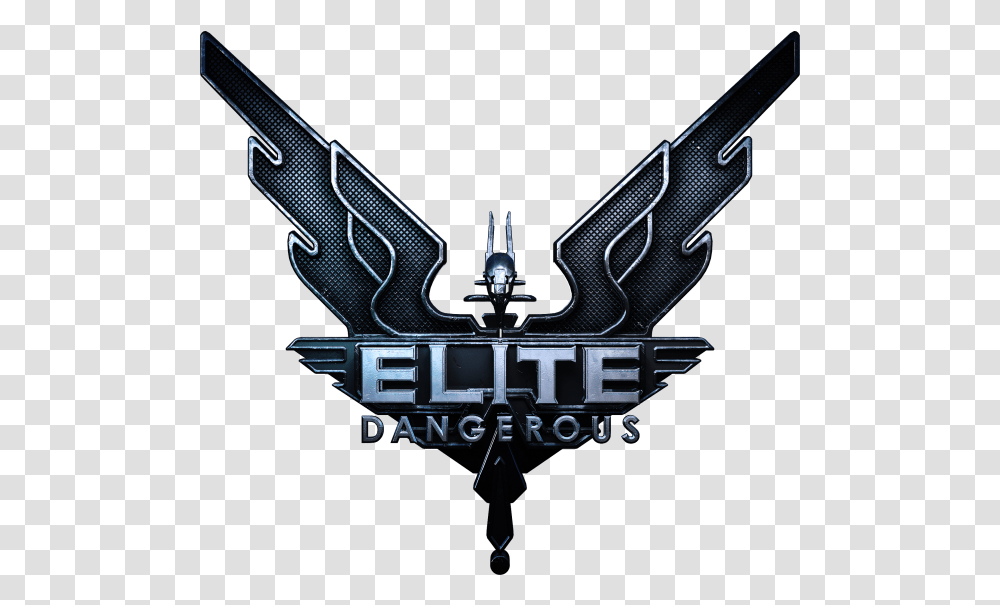 Frontier Elite Dangerous Logo, Symbol, Emblem, Guitar, Leisure Activities Transparent Png