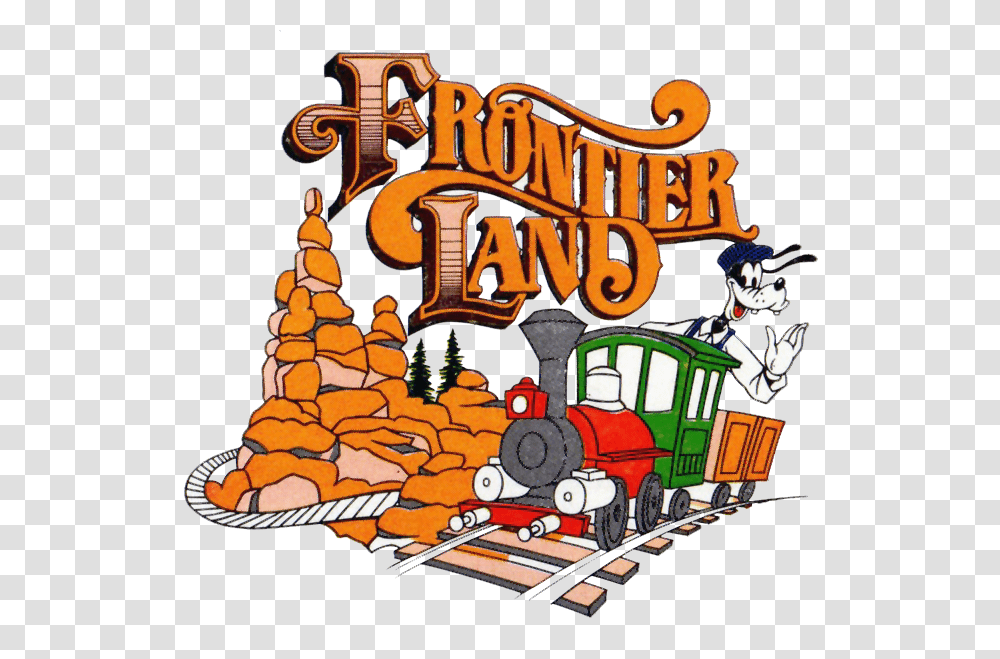 Frontierlandlogo, Locomotive, Train, Vehicle, Transportation Transparent Png