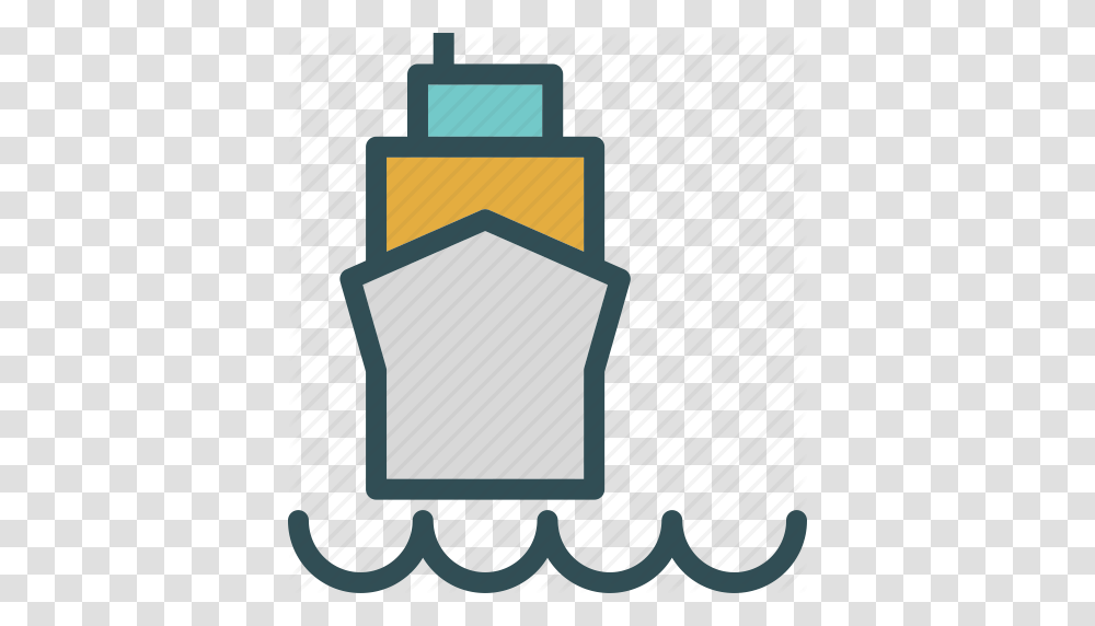 Frontview Ship Titanic Transport Travel Icon, Plant, Cowbell, Word Transparent Png