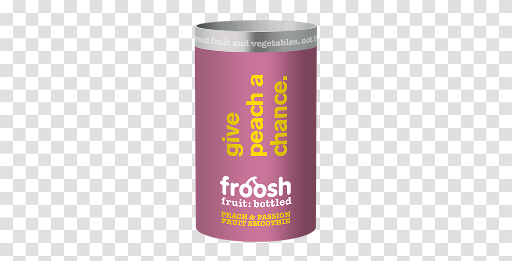 Froosh Peach Passion Fruit Smoothie, Bottle, Aluminium, Tin, Can Transparent Png