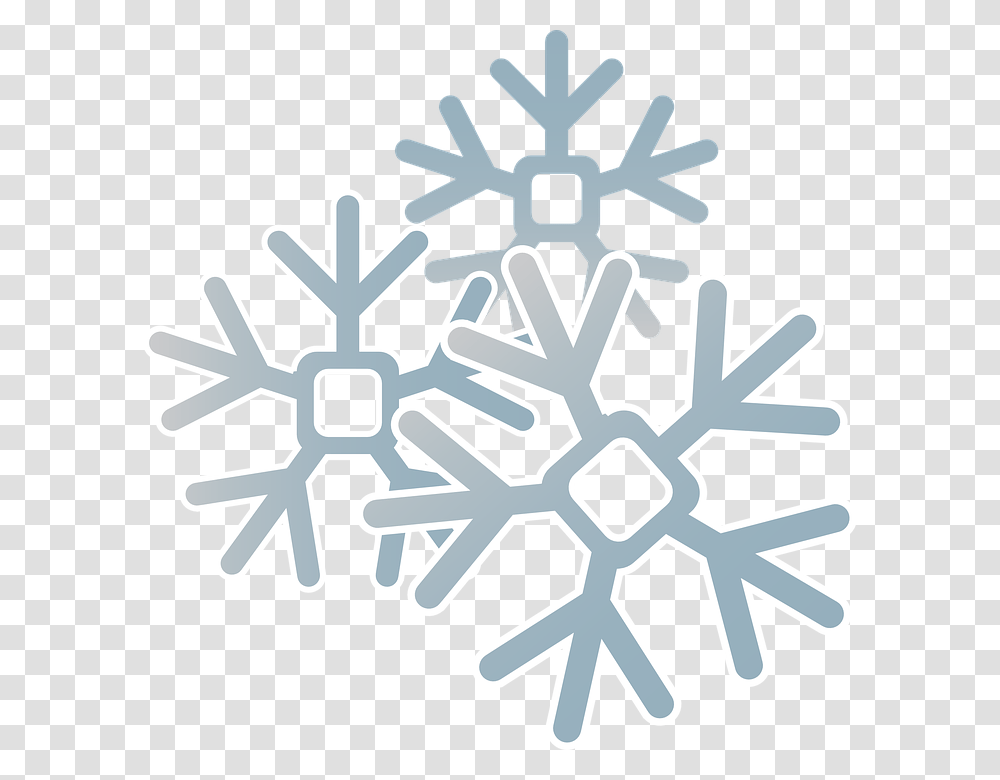 Frost Border Cartoon Snow Background, Snowflake Transparent Png