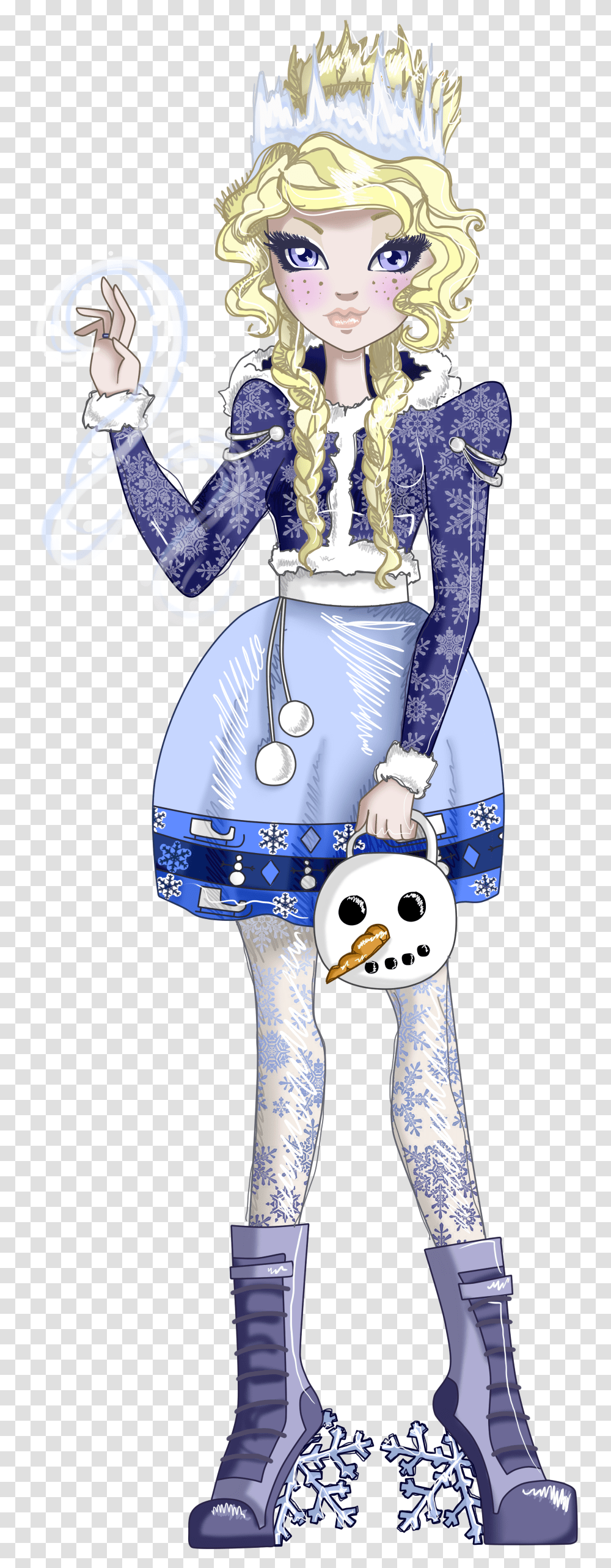 Frost Clipart I Am Ever After High Jackie Frost, Costume, Person, Long Sleeve Transparent Png