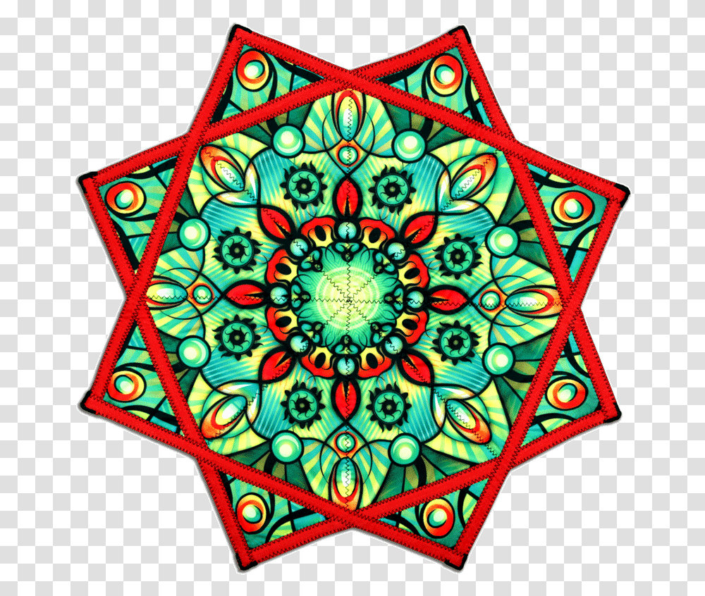 Frost Fidget Spinner, Rug, Stained Glass, Pattern Transparent Png