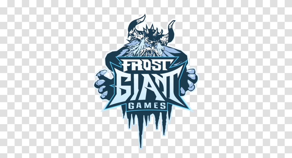 Frost Giant Games Emblem, Text, Graphics, Art, Poster Transparent Png